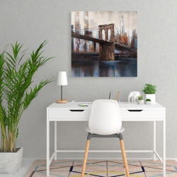 Toile 24 x 24 - Pont brooklyn urbain