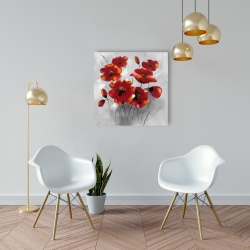 Canvas 24 x 24 - Anemone flowers
