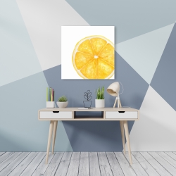 Canvas 24 x 24 - Lemon slice
