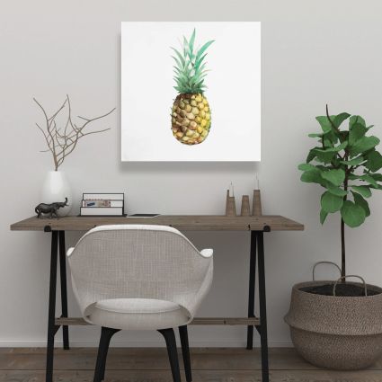 Ananas à l'aquarelle