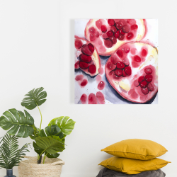 Canvas 24 x 24 - Pomegranate pieces