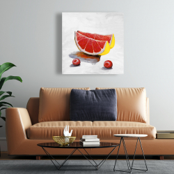 Canvas 24 x 24 - Grapefruit slices