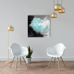 Canvas 24 x 24 - Turquoise clouds