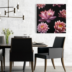 Canvas 24 x 24 - Lotus flower pattern