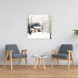 Canvas 24 x 24 - Small winter barn