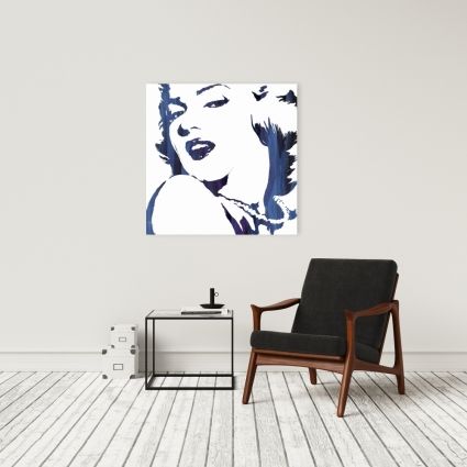 Marilyn monroe en bleu