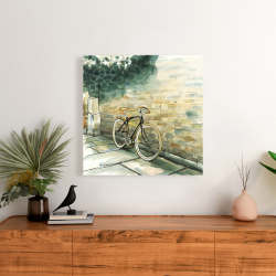 Canvas 24 x 24 - Old urban bicycle