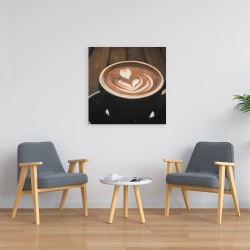 Toile 24 x 24 - Cappuccino artisanale