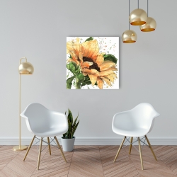 Toile 24 x 24 - Tournesol en fleuraison