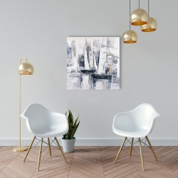 Canvas 24 x 24 - Industrial style sailboats