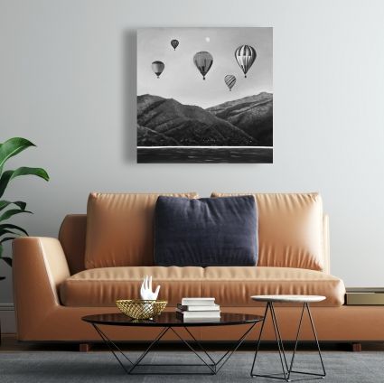 Air balloon landscape