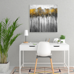 Canvas 24 x 24 - Abstract yellow forest