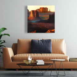 Toile 24 x 24 - Monument valley tribal park dans l'arizona