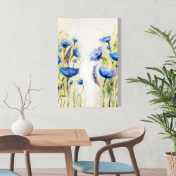 Toile 24 x 36 - Jardin bleu