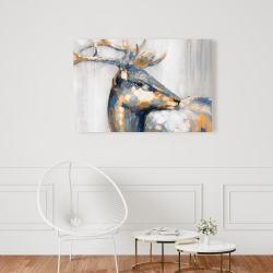 Toile 24 x 36 - Cerf doré