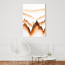 Canvas 24 x 36 - Mountain of large fir trees