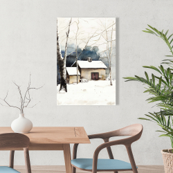 Canvas 24 x 36 - Small winter barn