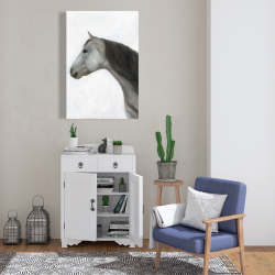 Toile 24 x 36 - Cheval hivernal