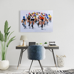 Canvas 24 x 36 - Cycling competition