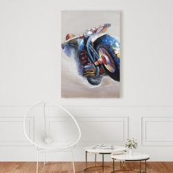 Toile 24 x 36 - Moto en saut