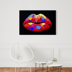 Canvas 24 x 36 - Colorful lipstick