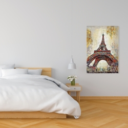 Toile 24 x 36 - Tour eiffel abstraite