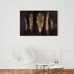 Canvas 24 x 36 - Brown feather set
