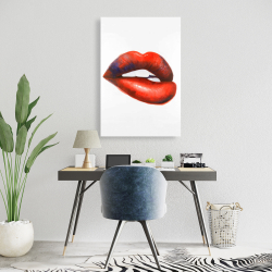 Canvas 24 x 36 - Beautiful red mouth