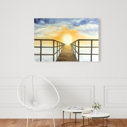 Canvas 24 x 36 - Sunset in the sea