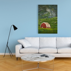 Canvas 24 x 36 - Life in the countryside