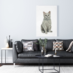 Canvas 24 x 36 - British shorthair cat