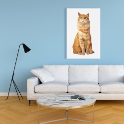 Canvas 24 x 36 - Ginger cat