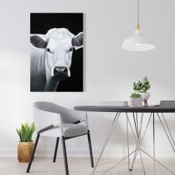 Canvas 24 x 36 - White cow