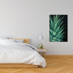 Toile 24 x 36 - Feuilles d'ananas