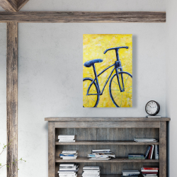 Toile 24 x 36 - Bicyclette bleue