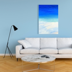 Canvas 24 x 36 - Satellite view of the ocean