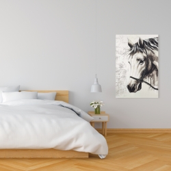 Toile 24 x 36 - Alpha le cheval blanc