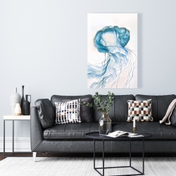 Canvas 24 x 36 - Jellyfish moving