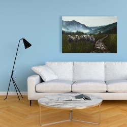 Canvas 24 x 36 - Sheep in the countryside