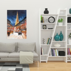 Toile 24 x 36 - Paris illuminé