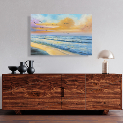 Canvas 24 x 36 - Breathtaking tropical sunset