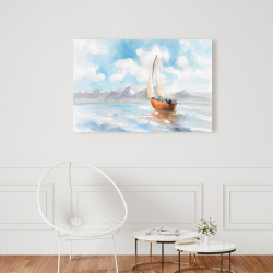 Canvas 24 x 36 - Sailboat landscape