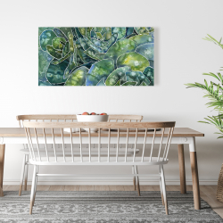 Canvas 24 x 48 - Abstract succulents