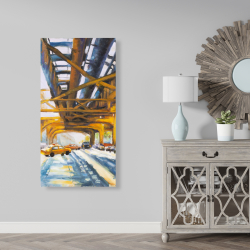 Toile 24 x 48 - Trafic sous le pont