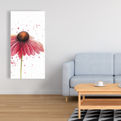 Canvas 24 x 48 - Pink daisy