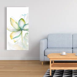 Canvas 24 x 48 - Abstract lotus flower