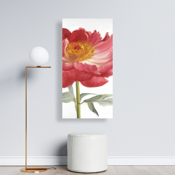 Canvas 24 x 48 - Pink peony