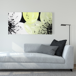 Canvas 24 x 48 - White & yellow petals