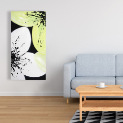 Canvas 24 x 48 - White & yellow petals