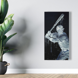 Toile 24 x 48 - Joueur de baseball